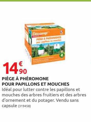 piège à phéromone pour papillons et mouches