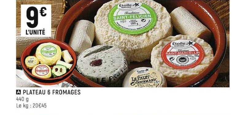 Plateau 6 Fromages