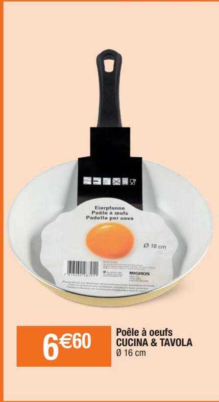 poêle à oeufs cucina & tavola