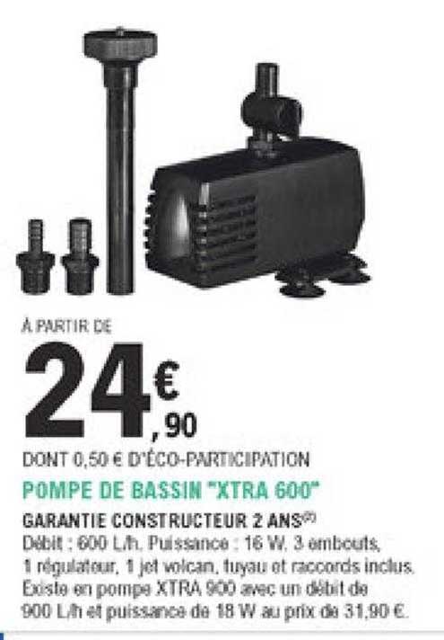 Pompe De Bassin Xtra 600