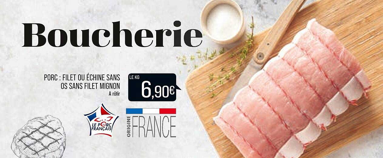 Porc : Filet Ou échine Sans Filet Mignon