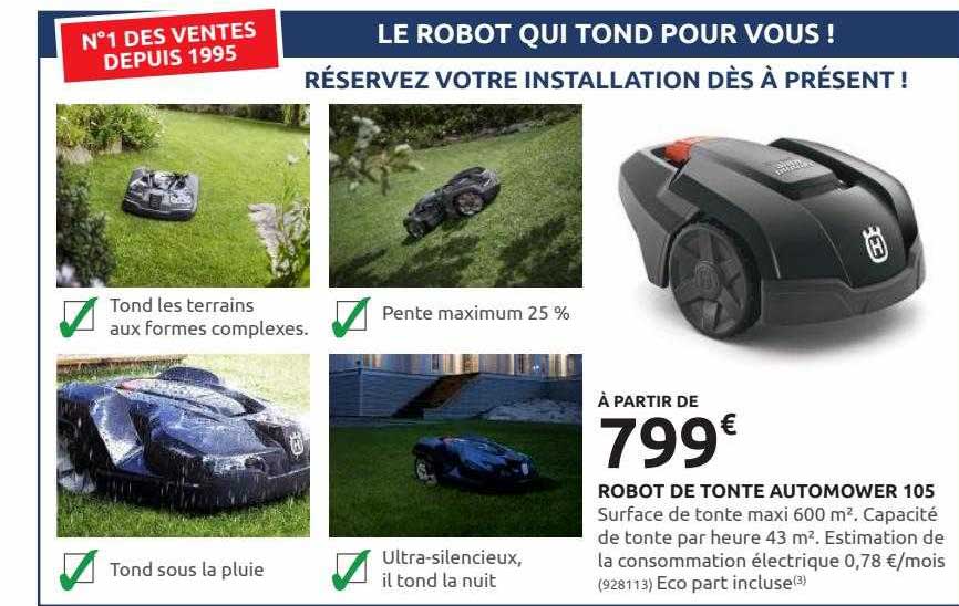 robot de tonte automower 105