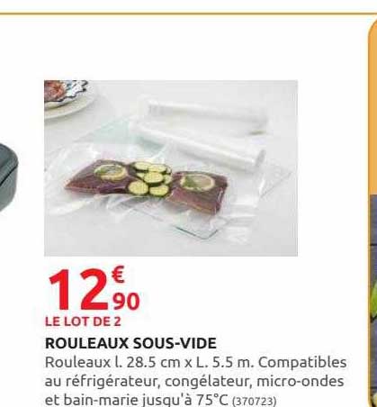 rouleaux sous-vide