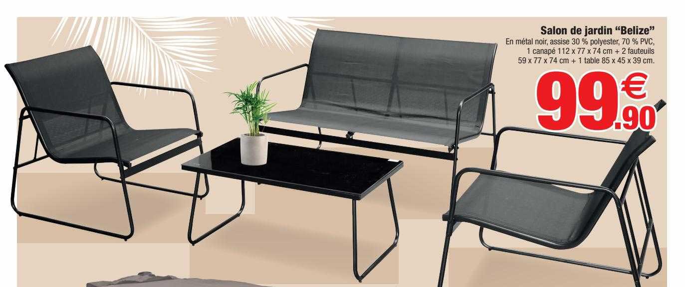 Salon De Jardin "belize"