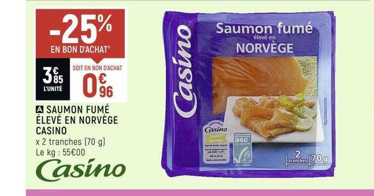 Saumon Fumé élevé En Norvège Casino