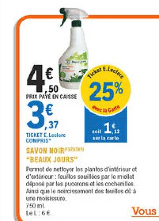 Savon Noir "beaux Jours"