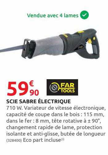 scie sabre électrique far tools
