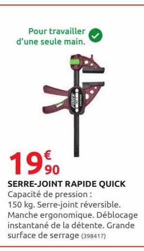 serre-joint rapide quick