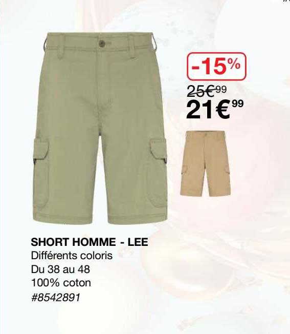 short homme - lee