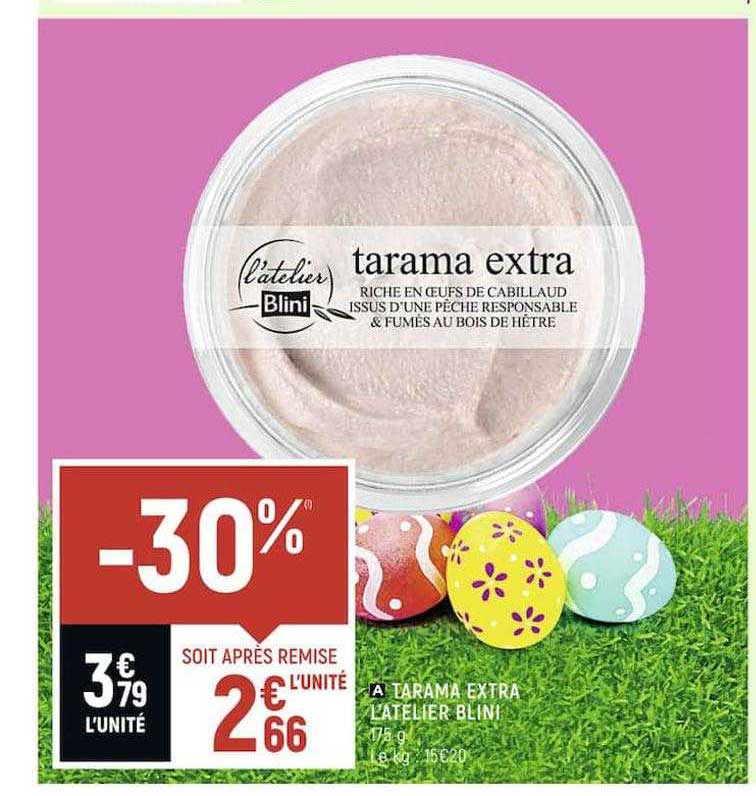 tarama extra l'atelier blini