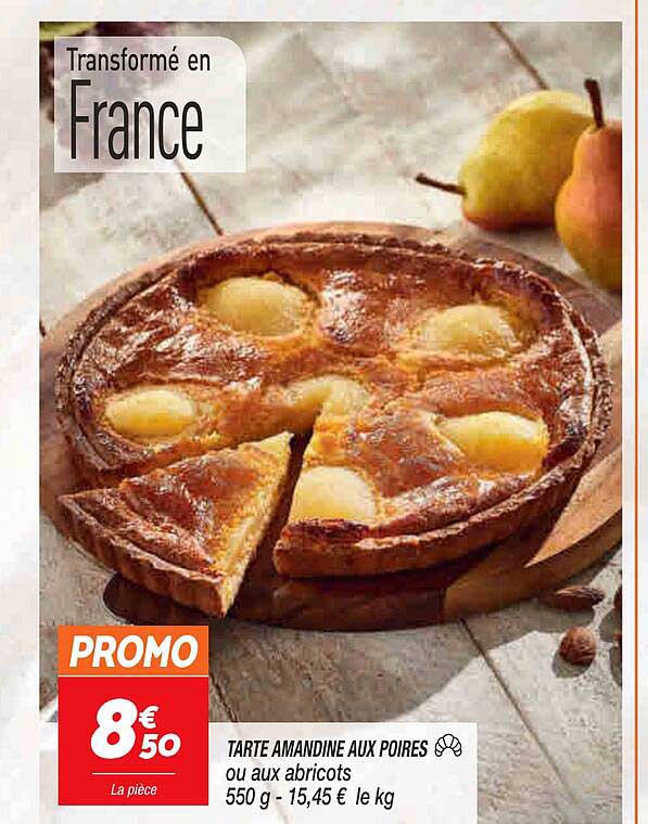 Tarte Amandine Aux Poires