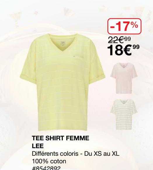 tee-shirt femme lee
