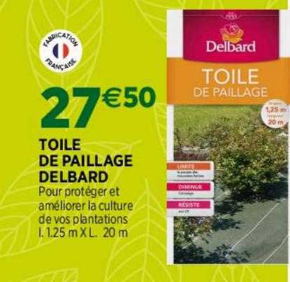 toile de paillage delbard