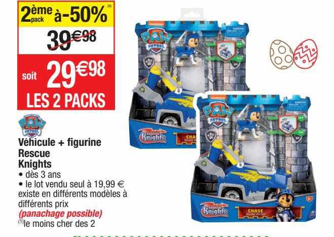 véhicule + figurine rescue knights