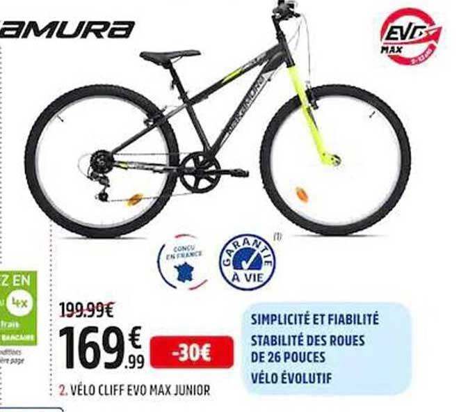 vélo cliff evo max junior