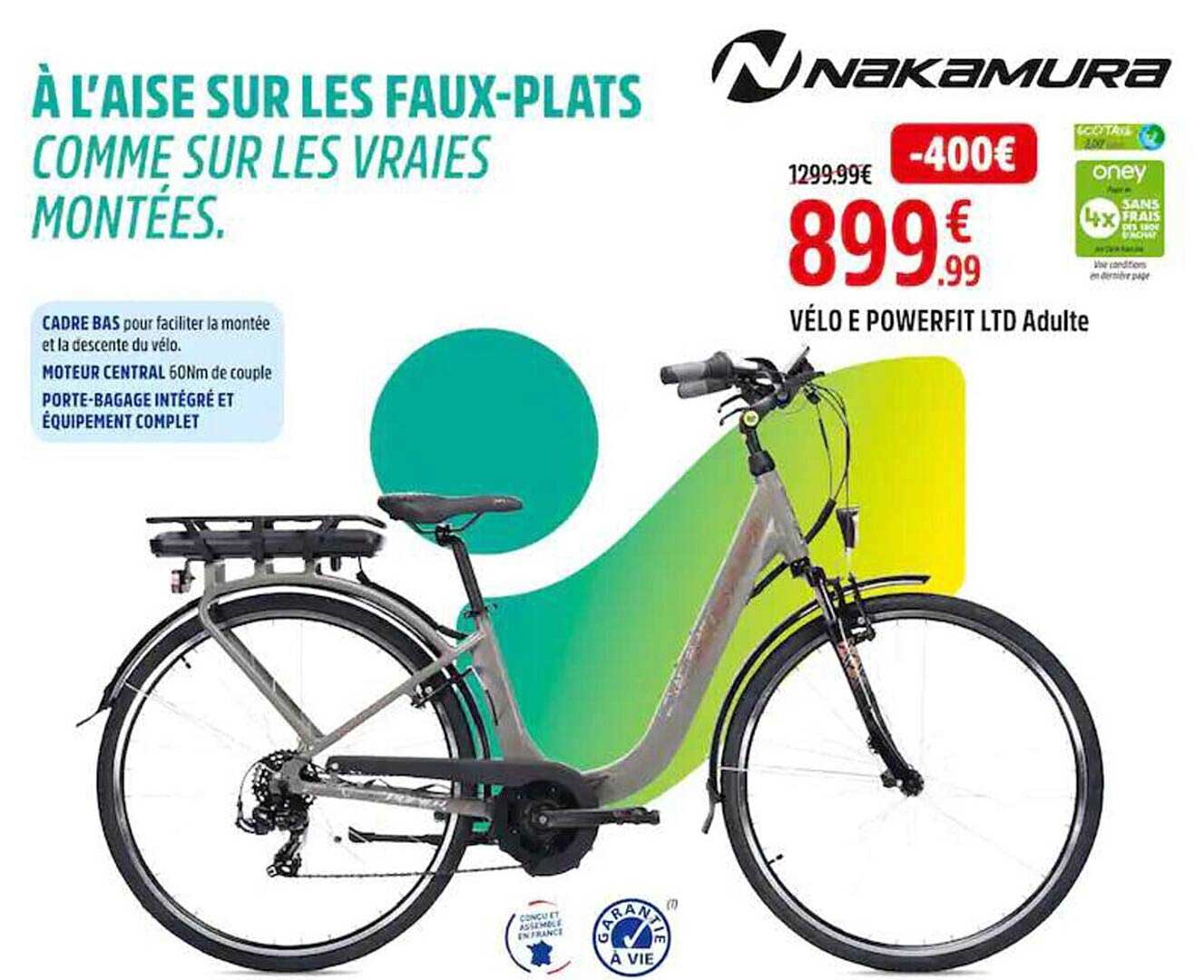 vélo e powerfit ltd adulte nakamura