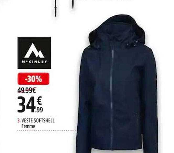 veste softshell femme mcKinley