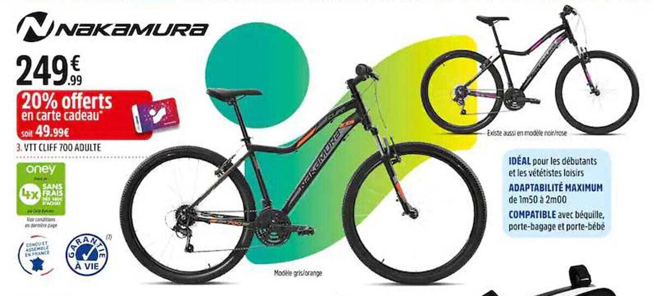 vtt cliff 700 adulte nakamura