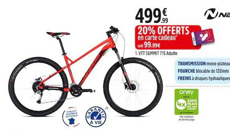 vtt summit 715 adulte