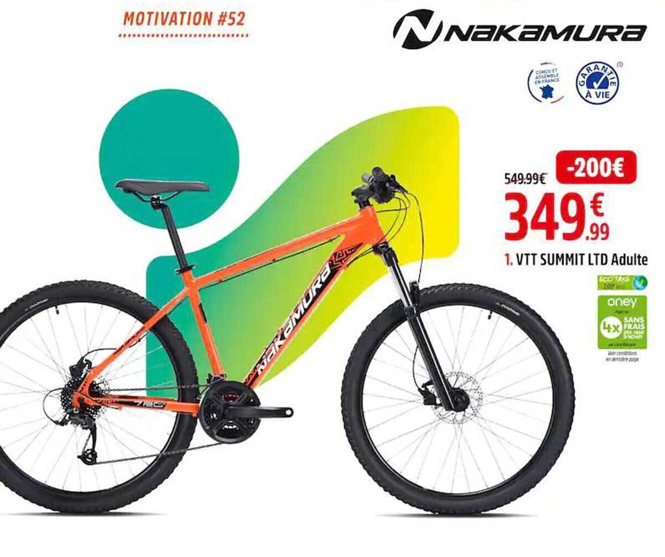 vtt summit ltd adulte nakamura