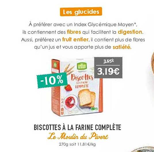 biscottes à la farine complète le moulin du pivert