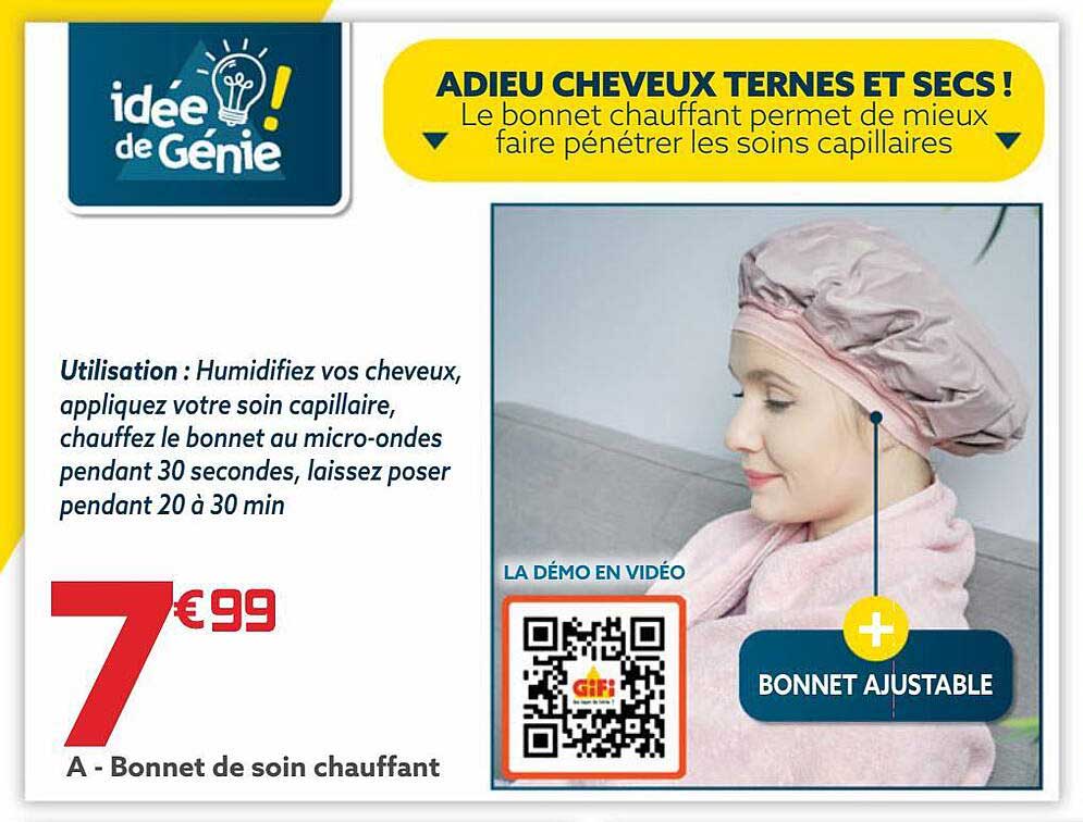 Bonnet De Soin Chauffant