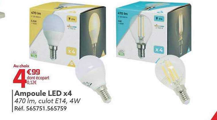 Ampoule Led X 4
