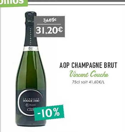 aop champagne brut vincent couche