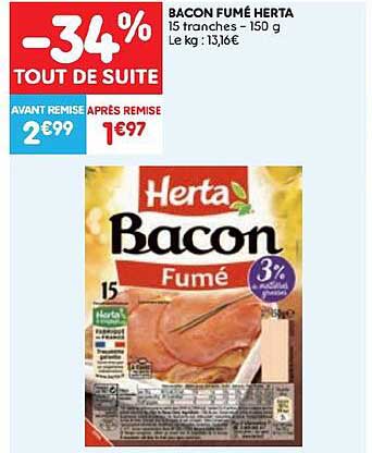 Bacon Fumé Herta