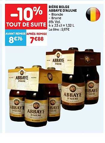 bière belge abbaye d'aulne