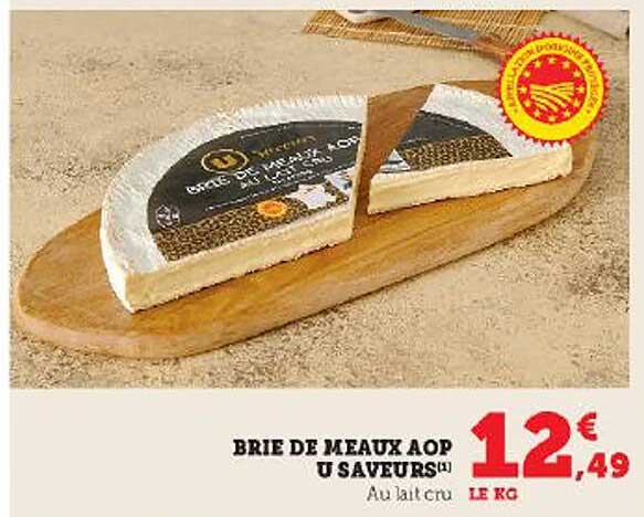 Brie De Meaux Aop U Saveurs