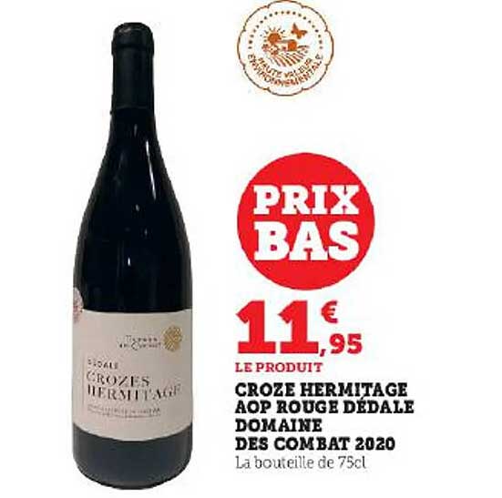 Croze Hermitage Aop Rouge Dédale Domaine Des Combat 2020