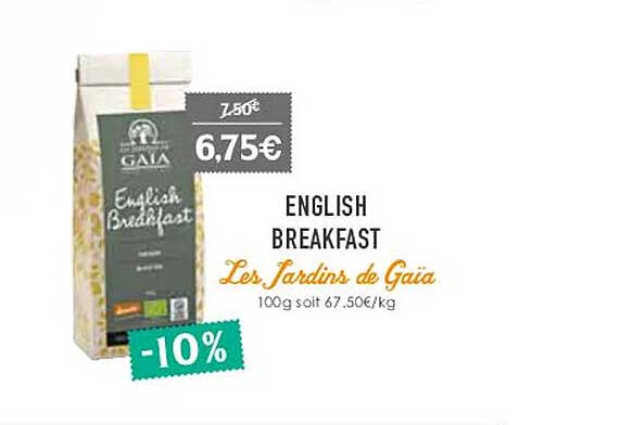 english breakfast les jardins de gaïa