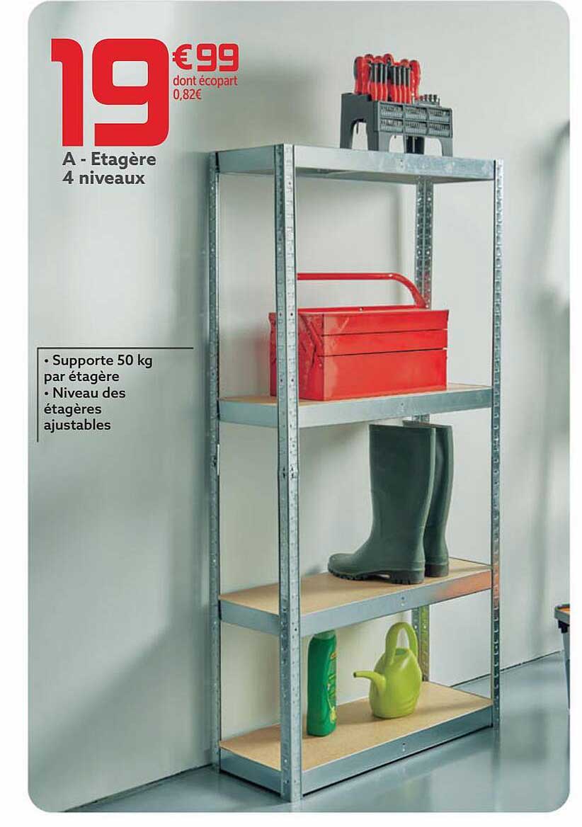 étagère 4 Niveaux
