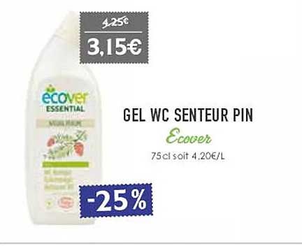 gel wc senteur pin ecover