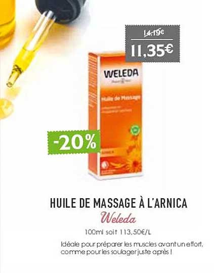 Huile De Massage à L'arnica Weleda