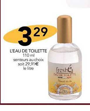 l'eau de toilette freshéa
