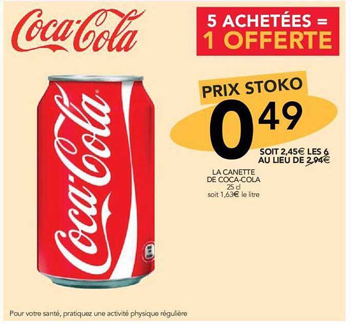 la canette de coca-cola