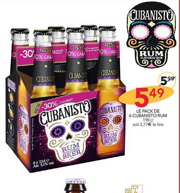 Le Pack De 6 Cubanisto Rum