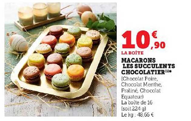 Macarons Les Succulents Chocolatier