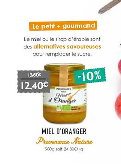 miel d'oranger provenance nature