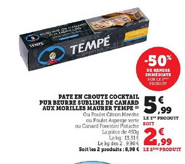 pâté en croûte cocktail pur beurre sublime de canard aux morilles maurer tempé