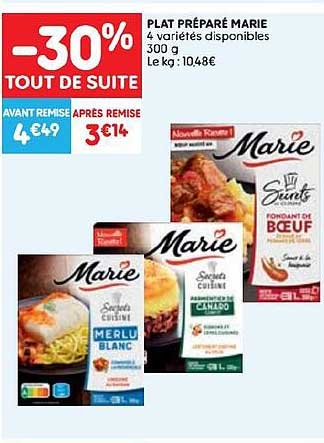 Plat Préparé Marie