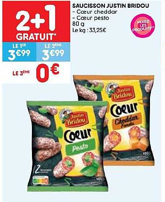 saucisson justin bridou