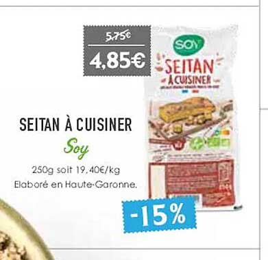 seitan à cuisiner soy