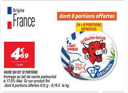 vache qui rit 32 portions