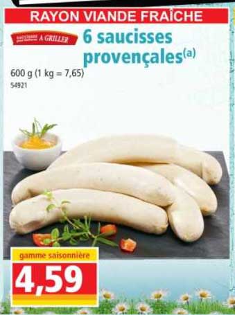 6 Saucisses Provençales