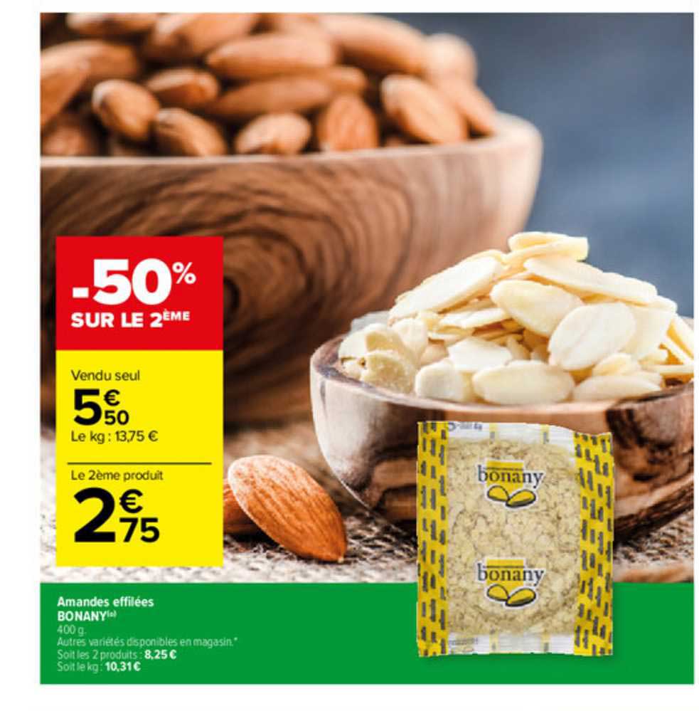 amandes effilées bonany