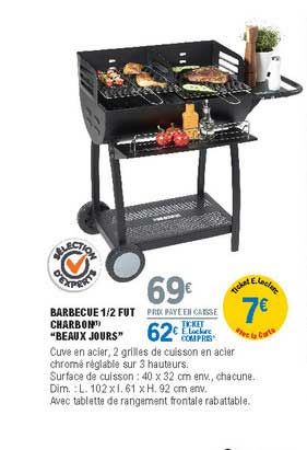 barbecue 1-2 fut charbon "beaux jours"