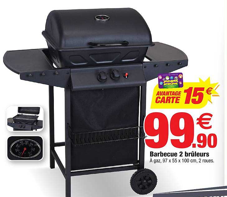 barbecue 2 brûleurs